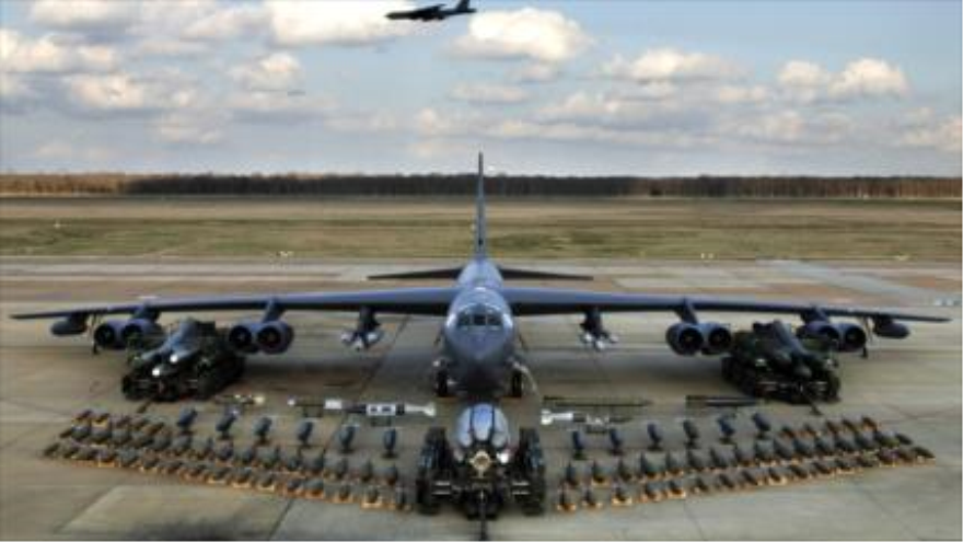 Un B-52 Stratofortress de EE.UU.