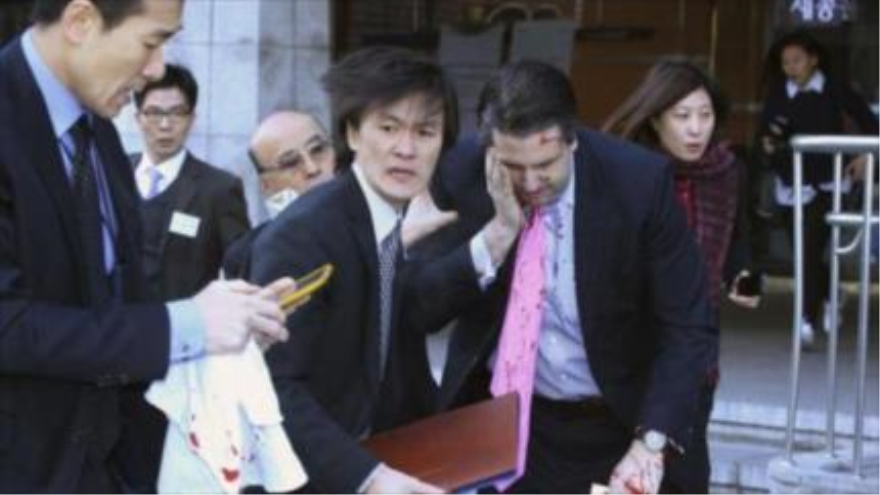Embajador de EE.UU., en Corea del Sur, Mark Lippert