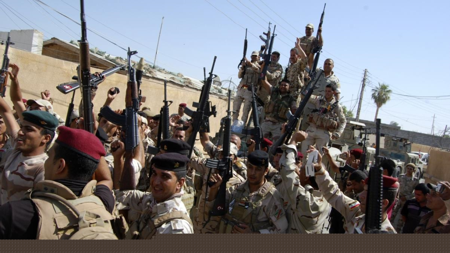 Soldados del Ejército de Irak