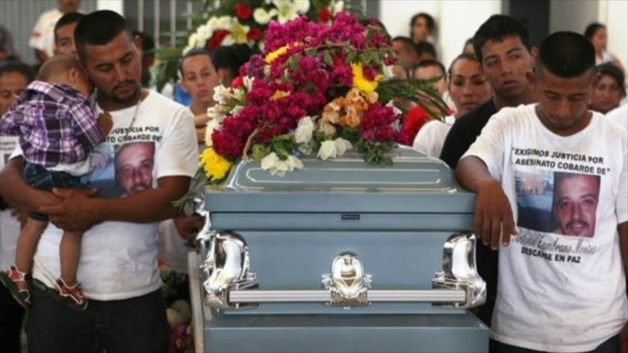 Funeral del mexicano Antonio Zambrano Montes, asesinado por policías en Pasco, Washington, en Estados Unidos. 07 de marzo de 2015