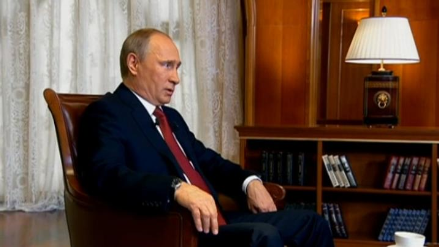 El presidente ruso, Vladimir Putin, durante la entrevista publicada el 9 de marzo de 2015