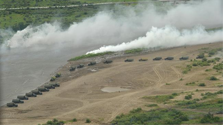 Maniobras militares rusas en Lejano Oriente en julio de 2013