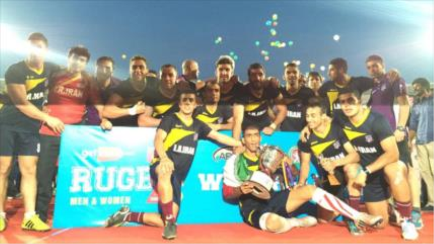 El equipo masculino de rugby7 de Irán 