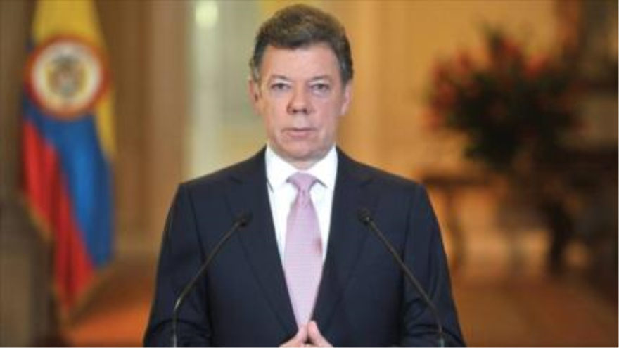 El presidente de Colombia, Juan Manuel Santos