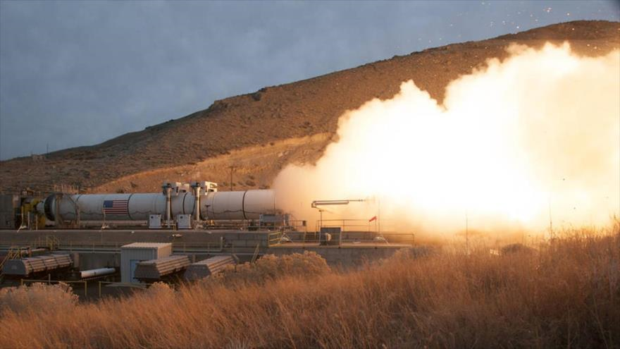 Imagen del más poderoso cohete sólido de la NASA. 11 de marzo de 2015