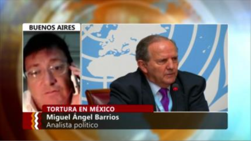 ‘Aumento de torturas en México se debe al narcotráfico’