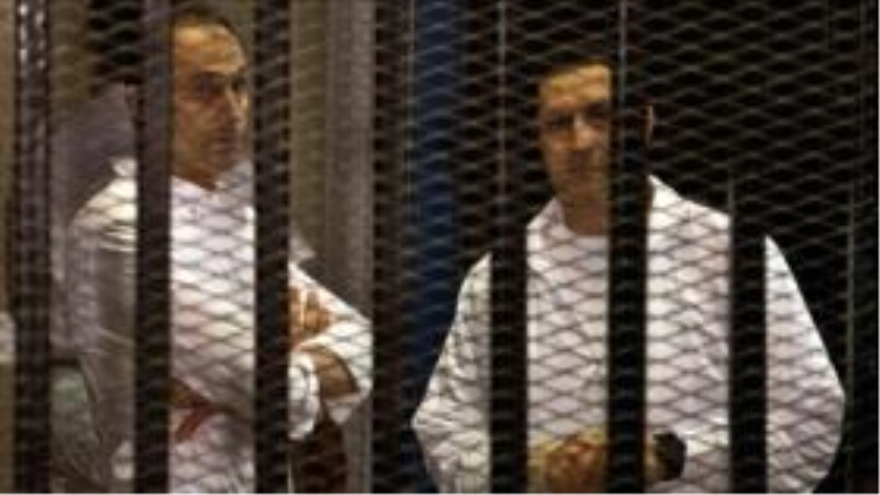 Alaa y Yamal, hijos del exdictador egipcio, Hosni Mubarak