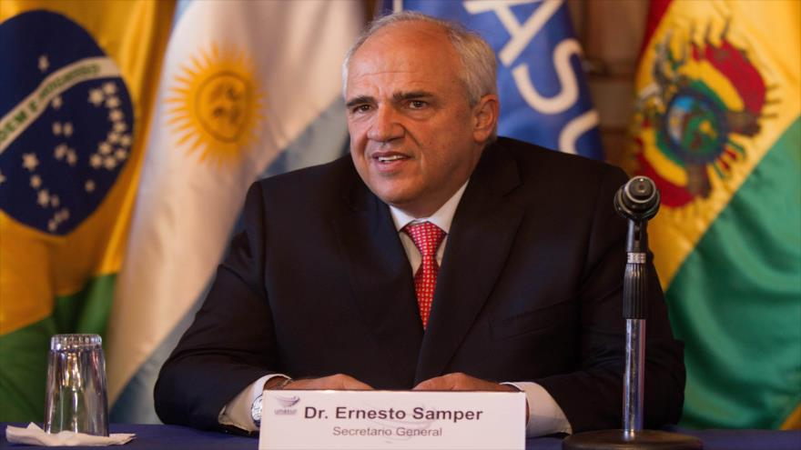 El secretario general de Unasur, Ernesto Samper