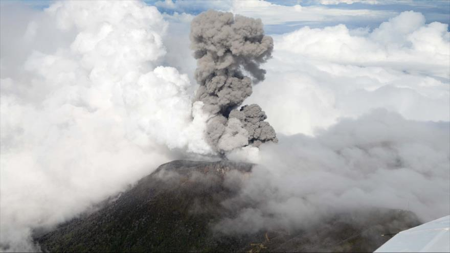 El volcán Turrialba en Costa Rica 