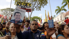 Venezolanos realizan gran marcha contra el imperialismo americano