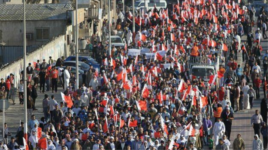  Manifestación antigubernamental en Baréin