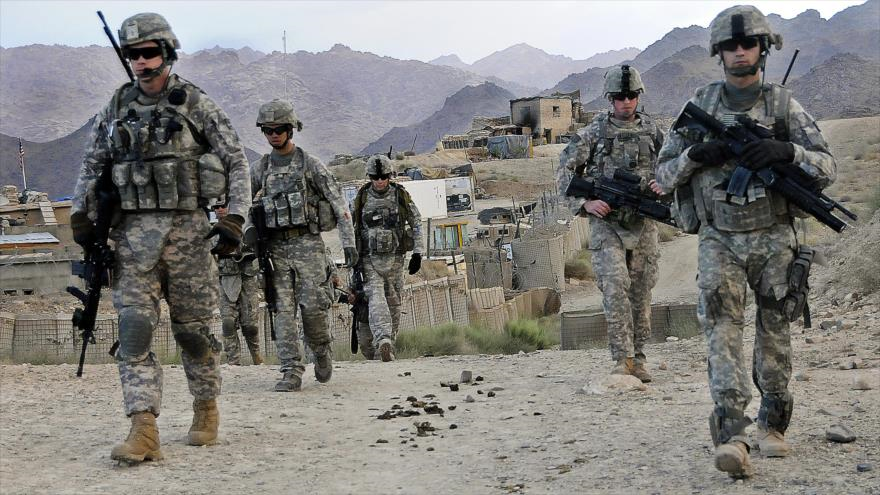 Soldados estadounidenses desplegados en Afganistán