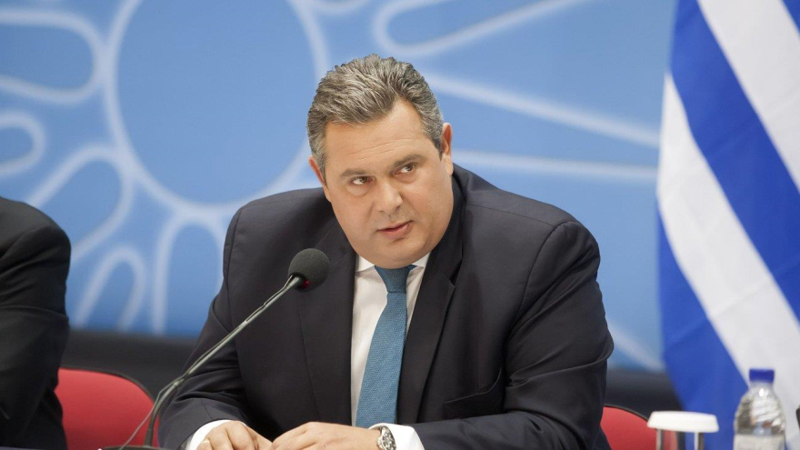 El ministro griego de Defensa, Panos Kammenos