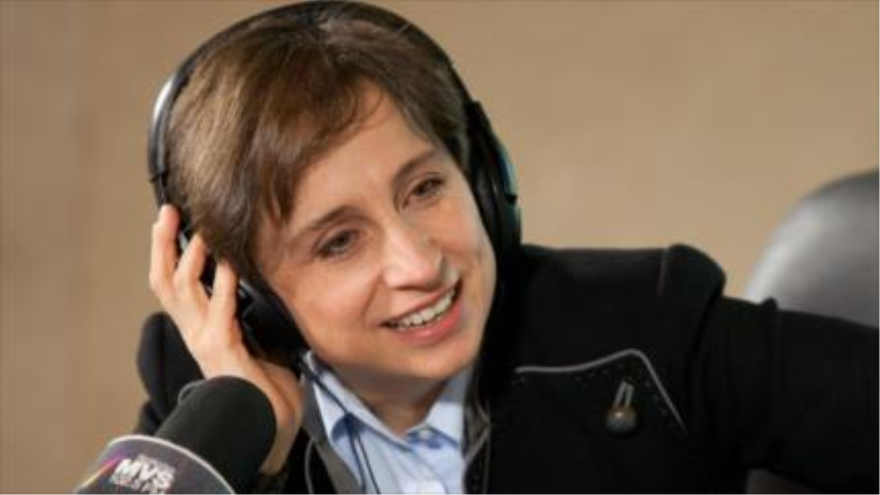 La despedida periodista mexicana, Carmen Aristegui