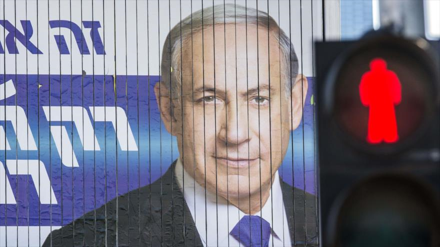 El candidato del partido Likud en las elecciones israelíes, Benyamin Netanyahu