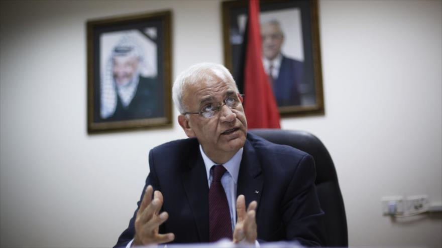 Saeb Erekat, jefe de los negociadores palestinos