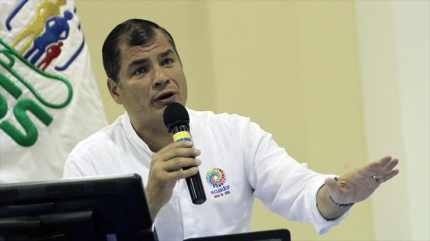 Correa: Marcha convocada en Quito tiene fines políticos