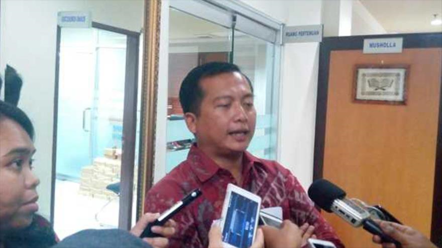 El director de Asuntos Jurídicos de la Cancillería indonesia, Lalu Mohamad Iqbal 