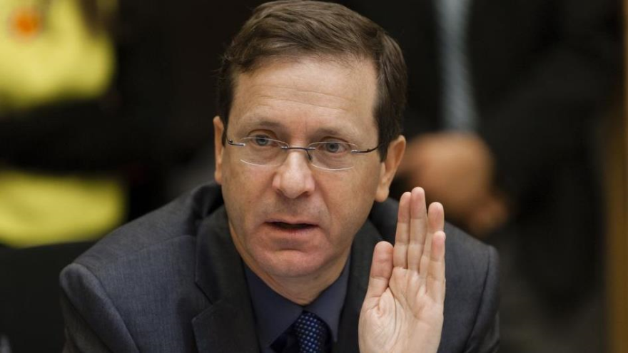 Issac Herzog, líder del Partido Laborista del régimen israelí