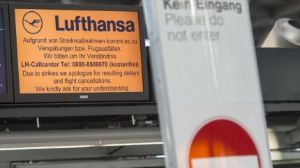 Extensión de huelga de Lufthansa afecta a miles de pasajeros