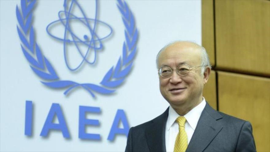El director general de la Agencia Internacional de Energía Atómica (AIEA) , Yukiya Amano