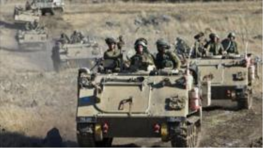 Tanques del ejército del régimen de Israel