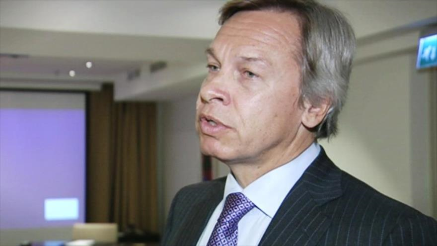 El presidente del Comité de Asuntos Internacionales de la Duma rusa, Alexei Pushkov