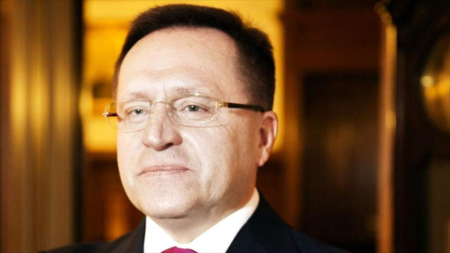 El embajador ruso en Dinamarca, Mikhail Vanin 