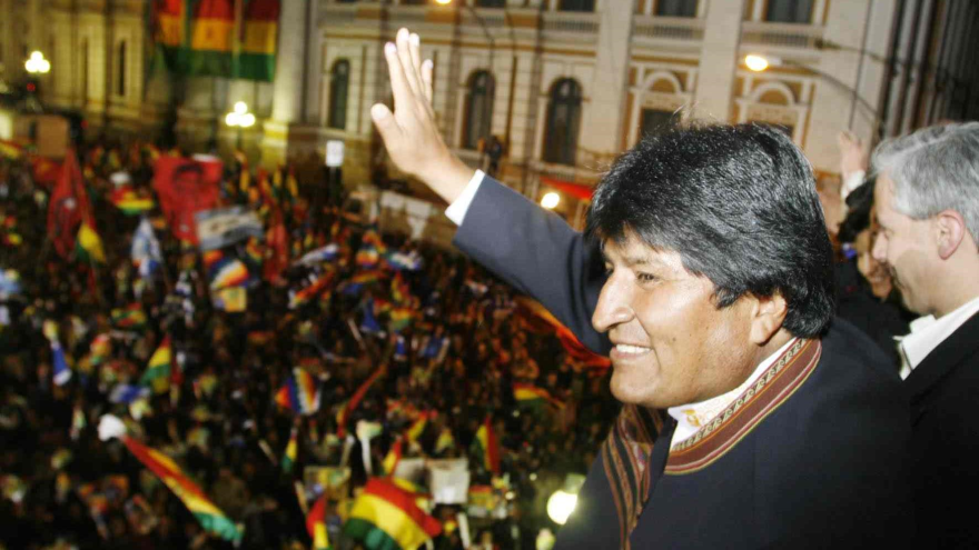 El presidente boliviano, Evo Morales