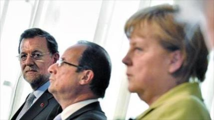 Merkel, Rajoy y Hollande expresan su pésame por siniestro aéreo