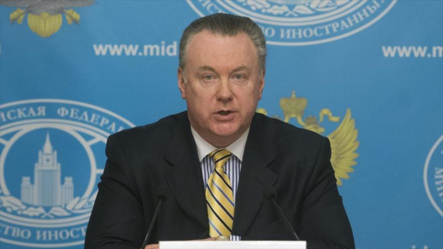 El portavoz del Ministerio de Asuntos Exteriores de Rusia, Alexander Lukashevich