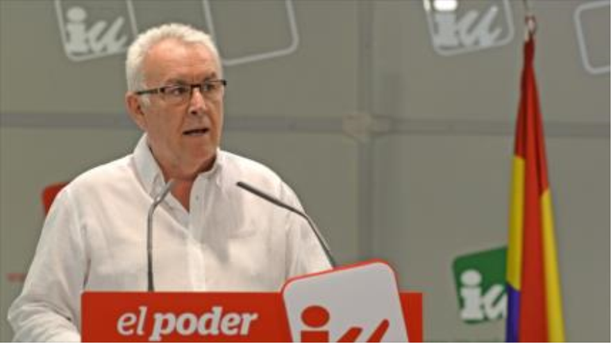 El coordinador federal de Izquierda Unida (IU), Cayo Lara 