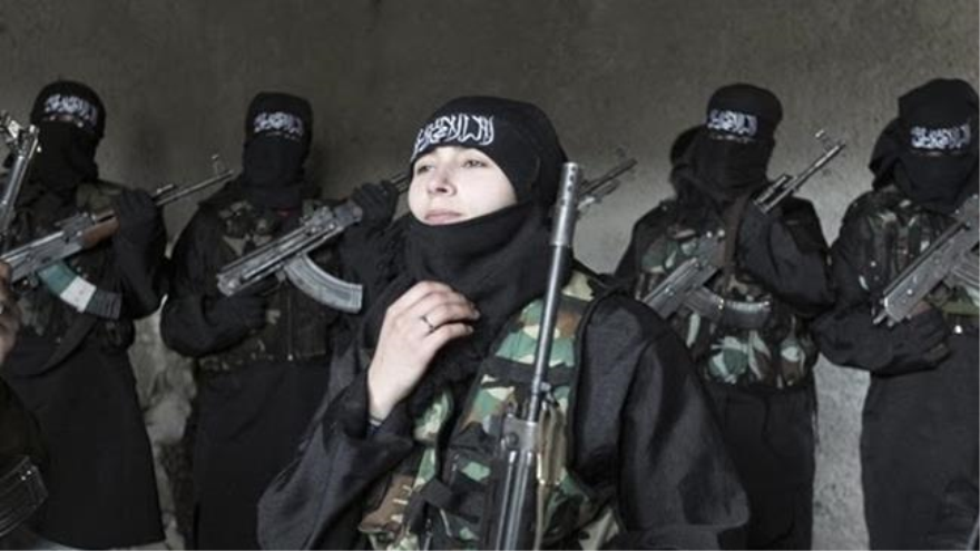 Mujeres integrantes del EIIL