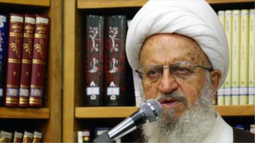 El jurisconsulto religioso iraní, el ayatolá Naser Makarem Shirazi 