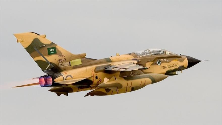 Un cazabombardero saudí modelo Panavia Tornado IDS.