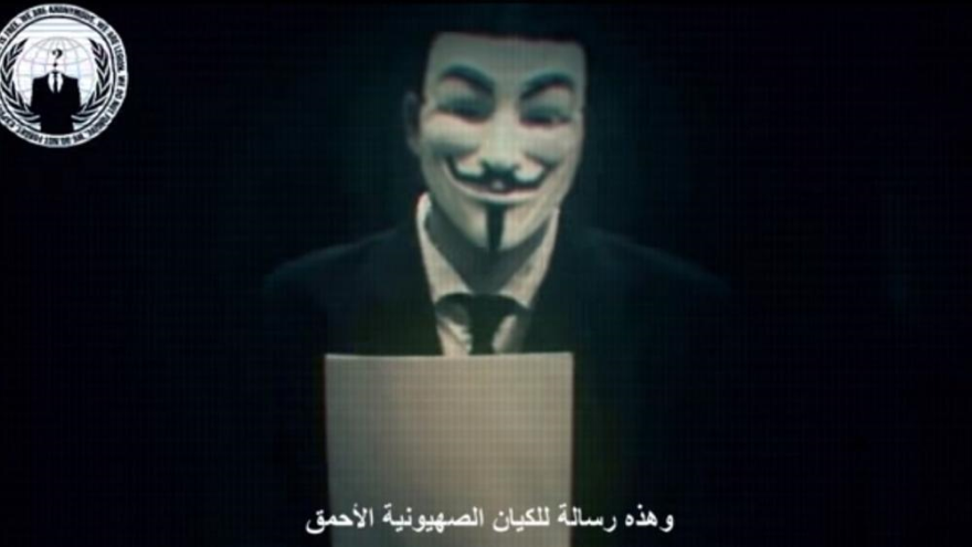Locutor virtual de Anonymous en el vídeo que convoca a la #Opisrael del 7 de abril de 2015 contra el régimen sionista