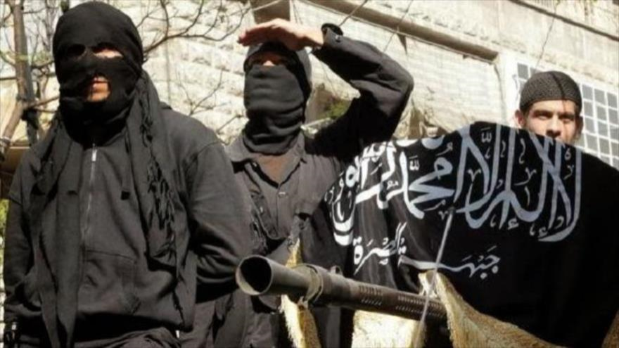 Integrantes del grupo terrorista Frente Al-Nusra en Siria