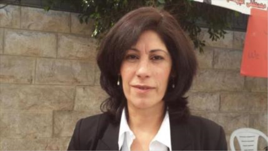 Jalede Yarar, la diputada del Parlamento palestino 