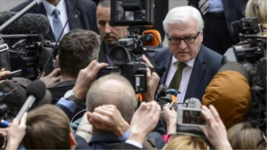 El ministro alemán de Exteriores Frank Walter Steinmeier 