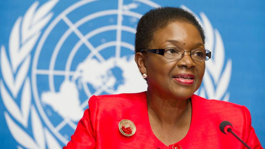 La secretaria general adjunta para Asuntos Humanitarios de las Naciones Unidas (ONU), Valerie Amos