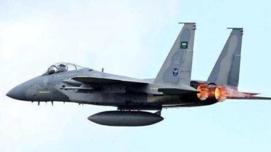 Un avión de combate de Arabia Saudí