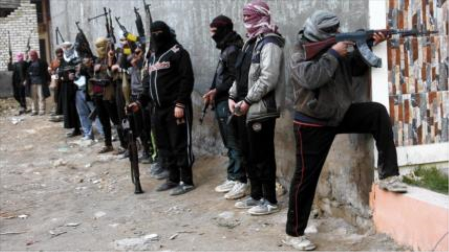 Miembros del grupo terrorista Al-Qaeda