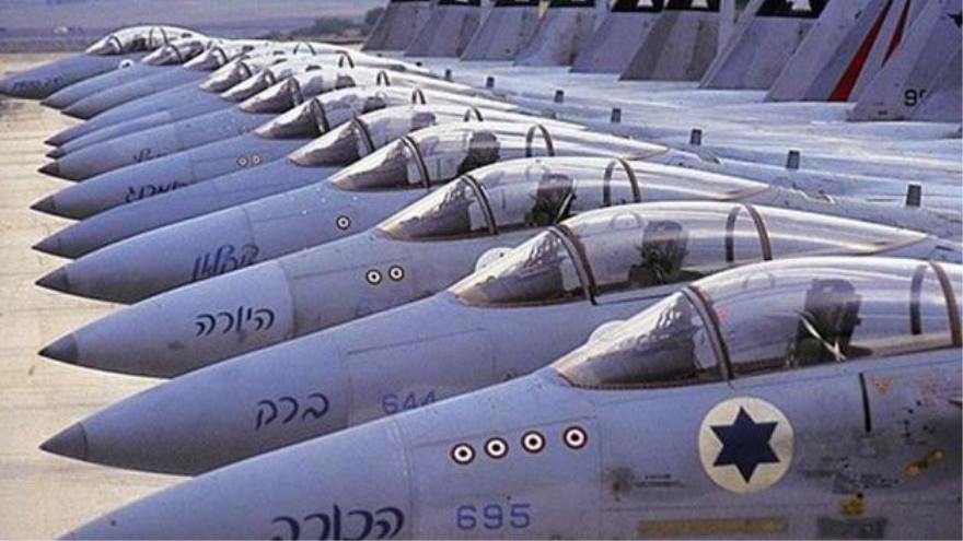 Aviones de combate del régimen israelí