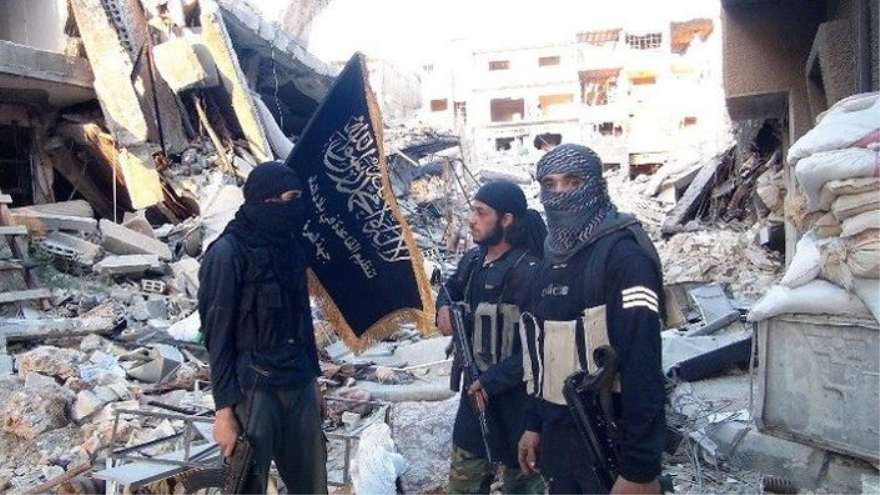 Terroristas del Frente Al-Nusra, afiliado a Al-Qaeda, en Siria.