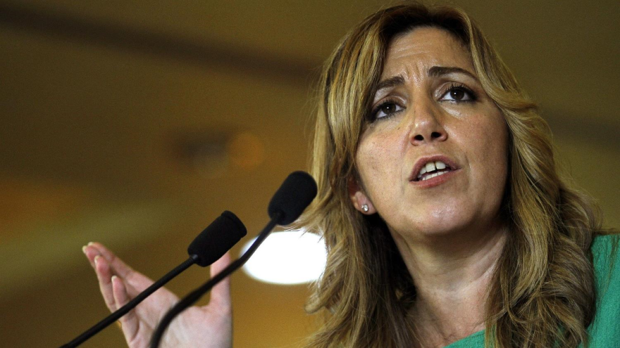 La líder del Partido Socialista Obrero Español (PSOE) en Andalucía, Susana Díaz