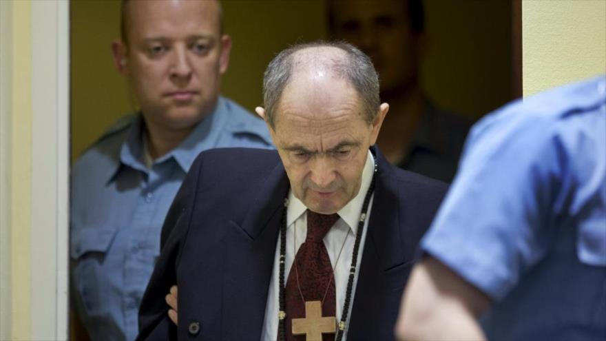 Zdravko Tolimir, un exgeneral del ejército serbobosnio