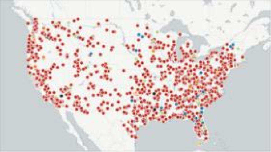 Un mapa interactivo sobre la brutalidad policial en Estados Unidos