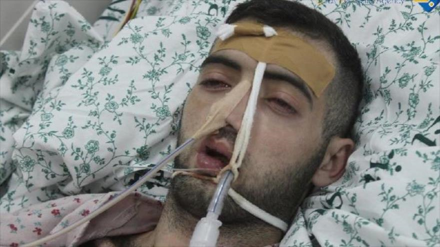 El difunto preso palestino, Yafar Ibrahim Awaz, 10 de abril de 2015