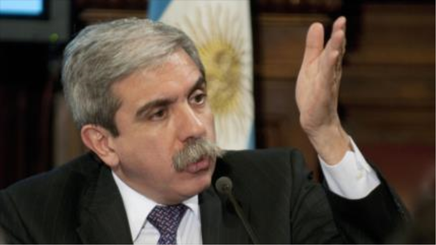 Aníbal Fernández, el jefe del Gabinete de Argentina 