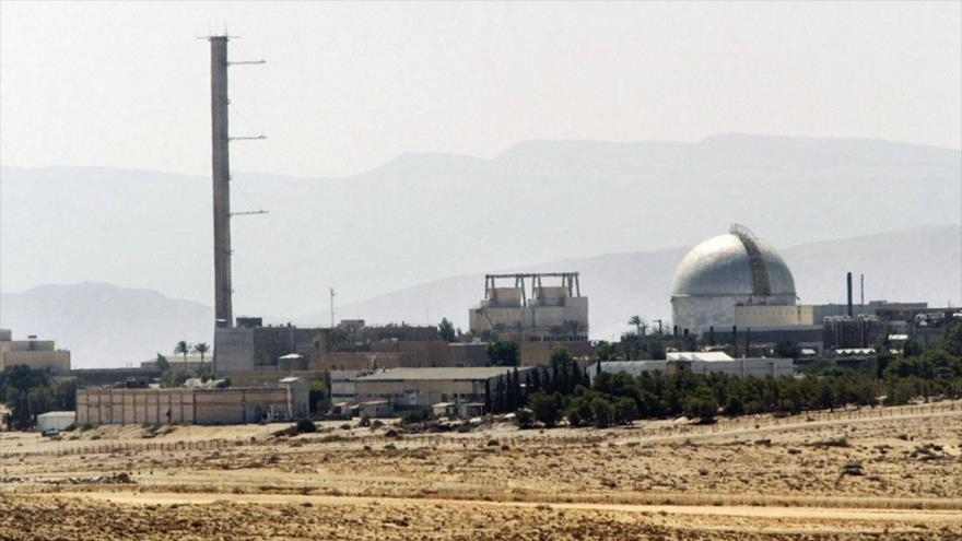 Central nuclear israelí de Dimona en el desierto de Negev.